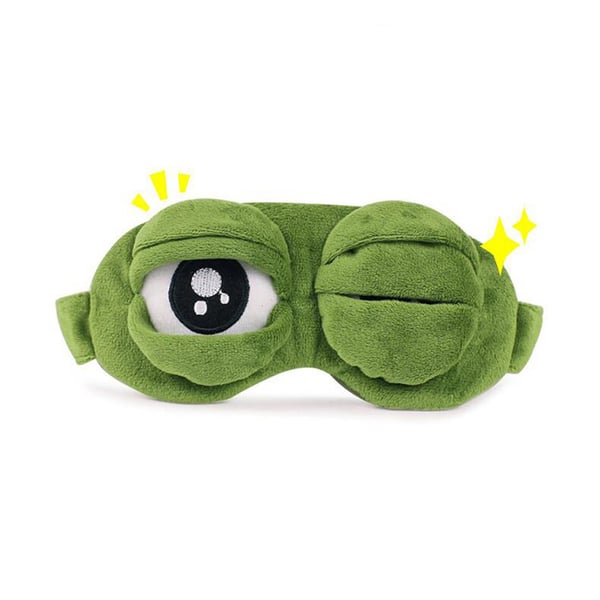 Froggie sovemaske / Frog øjenmaske