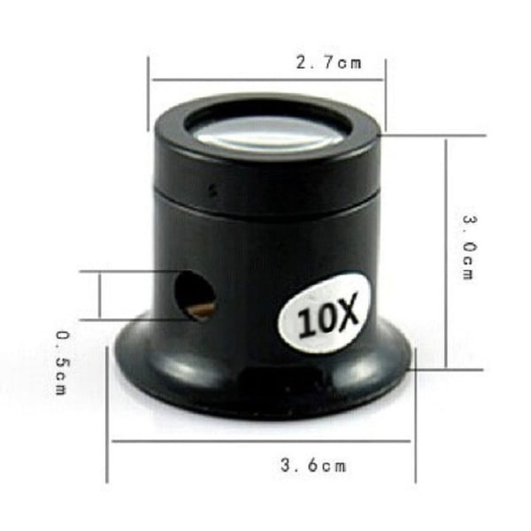 Lupp 10x / förstoringsglas / urmakarlupp / smyckeslupp / reparationslupp