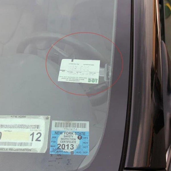 2-pak parkeringsholder / Billettholder / Parkeringsbillettholder / Billetklemme til bilen