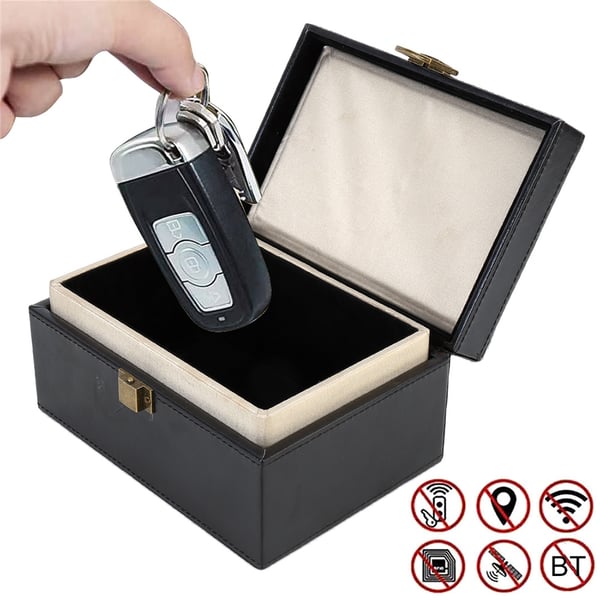 RFID-beskyttet Safeboks til bilnøgler – signalblokerende opbevaring mod keyless-tyveri