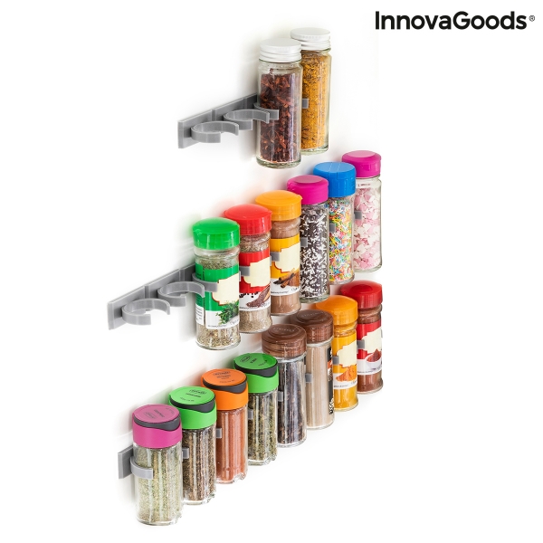 InnovaGoods kryddhylla - självhäftande & vägghängd