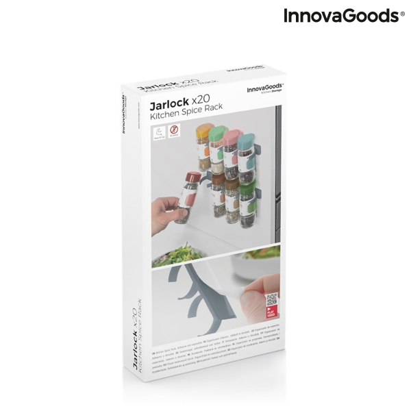 InnovaGoods kryddhylla - självhäftande & vägghängd