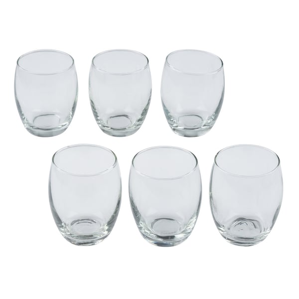 Runde drikkeglass i 6-pakning med et volum på 35 cl