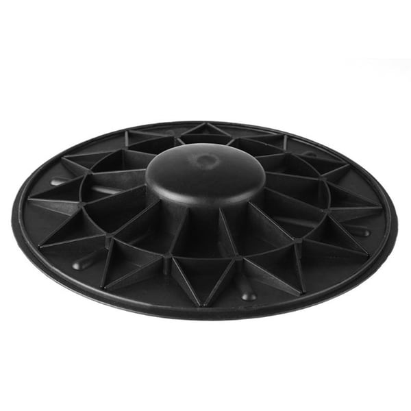Balancebræt sort/blå Ø 36 cm / vippebræt til balance og koordination / træningsbræt