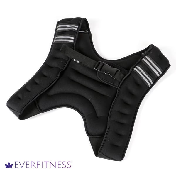 Viktväst 5 kg med lycra och stålkulor