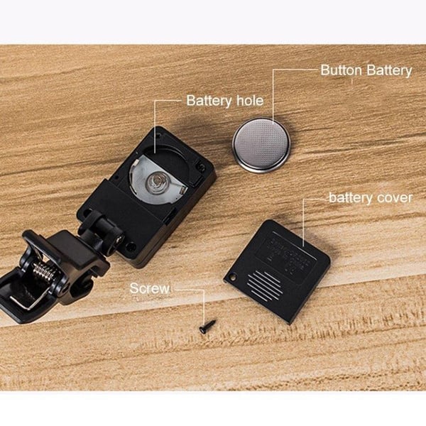 Digital clip-on tuner - stämapparat / gitarrstämmare / kromatisk tuner för gitarr, bas, fiol och ukulele