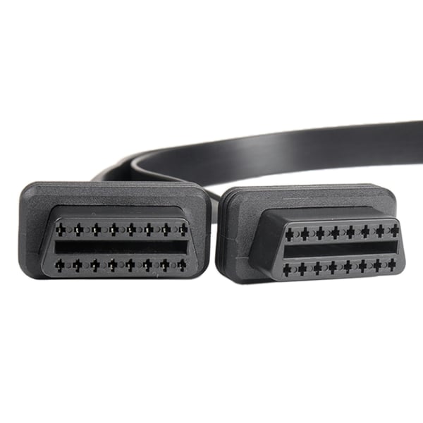 2 til 1 lige OBD2-kabel med 16 PIN - 30 cm fordelingskabel