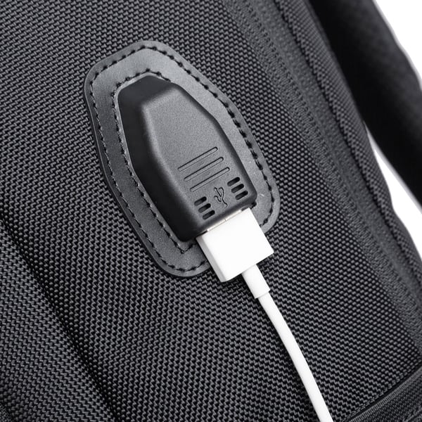 Rygsæk med USB- og lydudgang - 40x20x50 cm