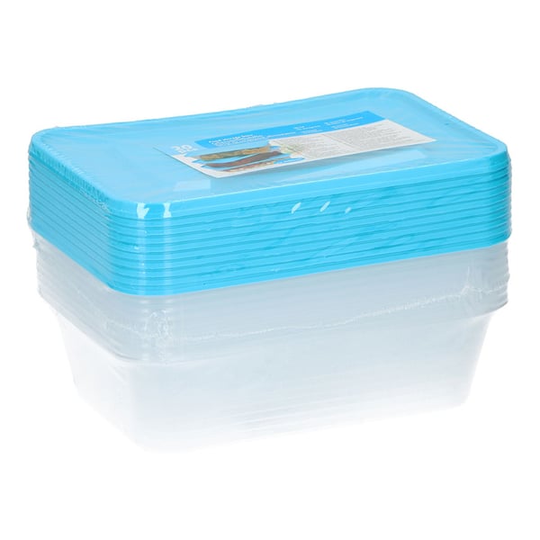 Madkasser Plast - 10-pak