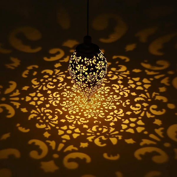 Solcellelampe LED-pendel