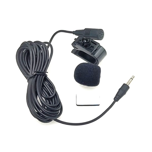 Mono-mikrofon med klips - 2,5 mm stik og 3 m kabel