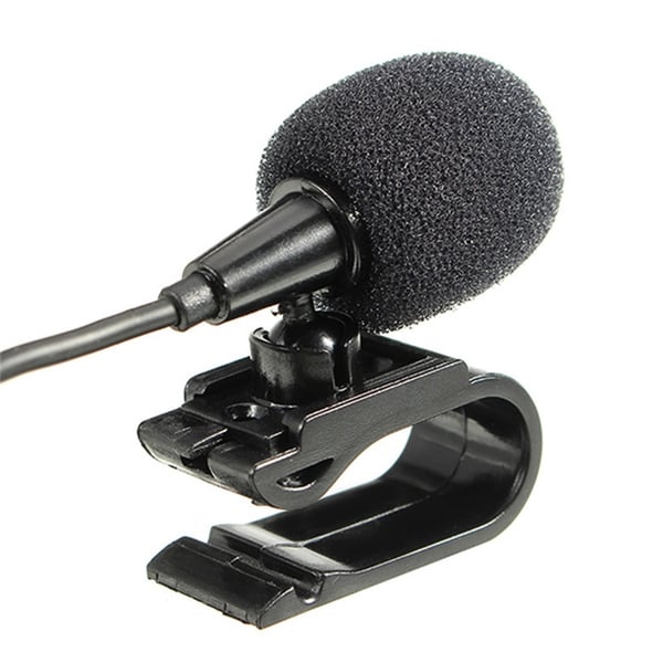 Mono-mikrofon med klips - 2,5 mm stik og 3 m kabel