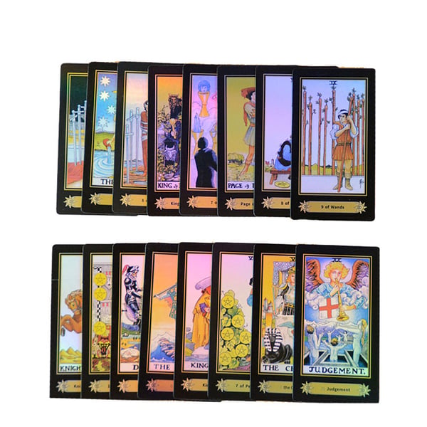 Tarotkort 78 kort / tarotkortspil / tarot / spåkort / kortspil med aske