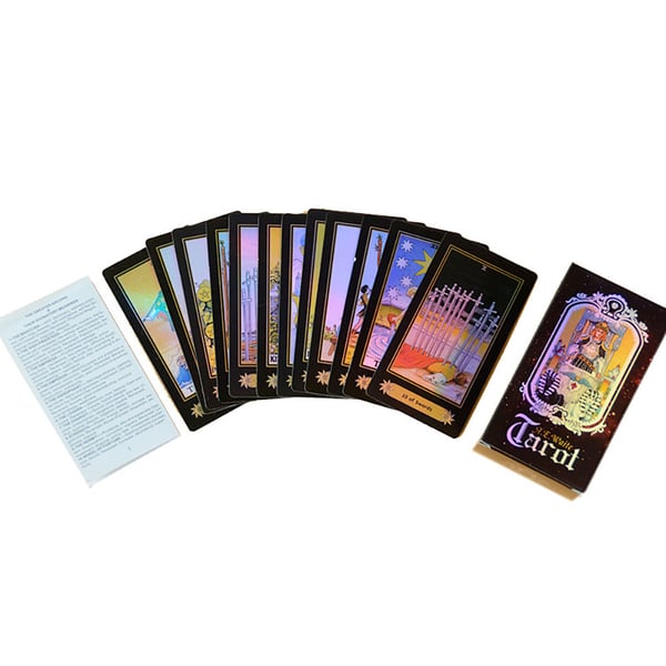 Tarotkort 78 kort / tarotkortspil / tarot / spåkort / kortspil med aske