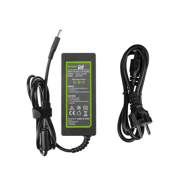 Green Cell PRO -laturi 19,5 V, 3,34 A, 65 W – yhteensopiva Dell Inspiron 15