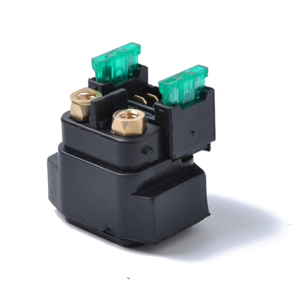 Starterrelé (solenoid) med 30A sikring for Yamaha ATV og MC - passer fra YFM250 til Grizzly 660