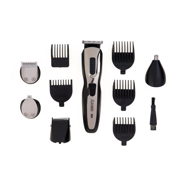 Camry CR 2921 hårtrimmer / multitrimmer med 5 utskiftbare hoder / barbermaskin og skjeggtrimmer / oppladbar trimmer