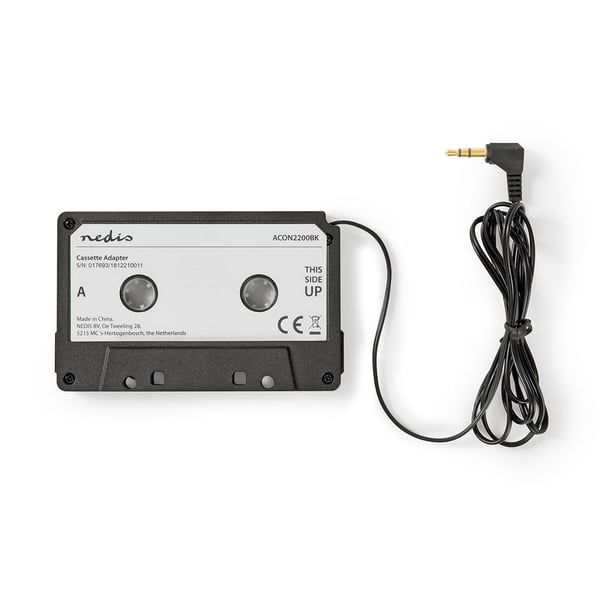 3,5 mm kassettadapter / AUX-adapter for bilstereo / adapter til bilradio