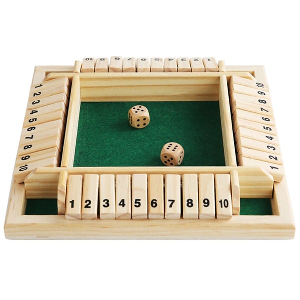 Shut The Box for 2-4 spillere - klassisk terningespil for hele familien