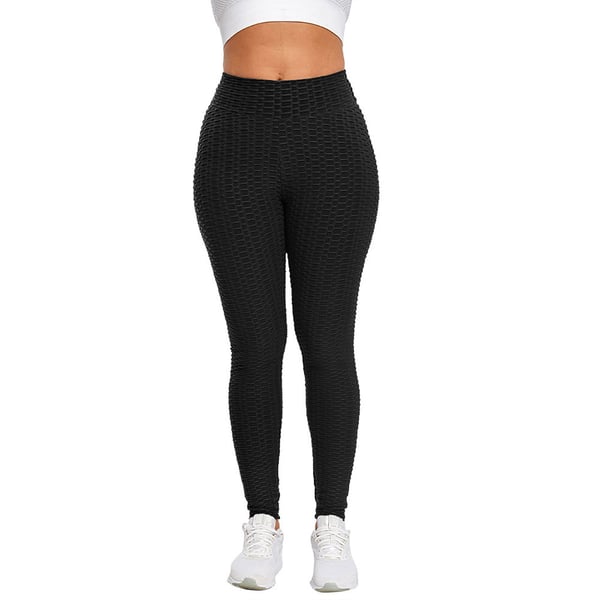 Scrunch Tights korkea vyötärö Small - Musta