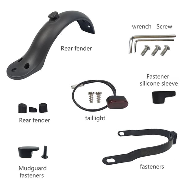 Stænkbeskyttelseskit Xiaomi M365 / Essential / 1S Scooter / Pro 2 / Xiaomi Mi Electric Scooter 3