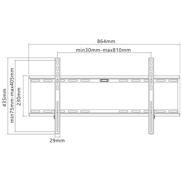 Goobay Seinäteline TV - 43"-100"
