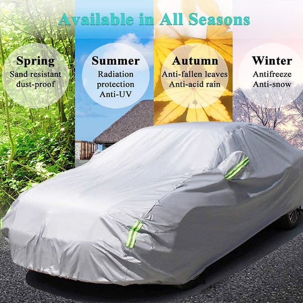 Autosuoja 490 x 175 x 150 cm / yleismallinen autosuoja / suojapeite sedanille ja SUV:lle