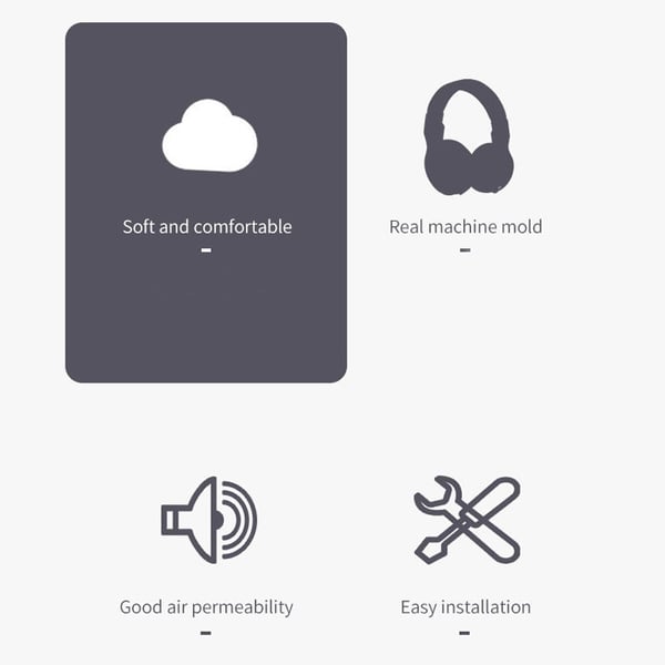 Øreputer for HyperX Cloud Alpha - erstatningsputer