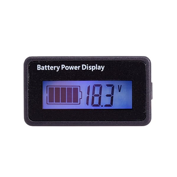 Batteriindikator 12–48 V / digitalt voltmeter / batterimåler til el-køretøjer / spændingsmåler Batteriindikator 12–48 V / digitalt voltmeter / batterimåler til el-køretøjer / spændingsmåler