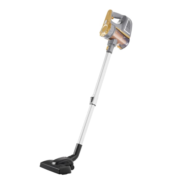 Påslös skaftdammsugare / handdammsugare - flera munstycken och 1,5 liters behållare
