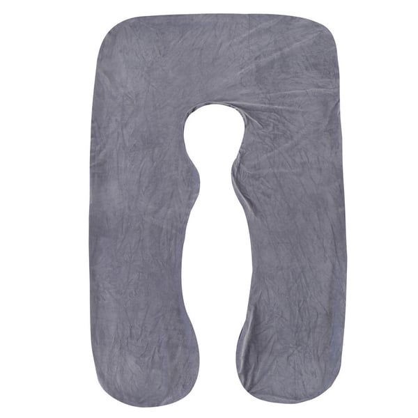 U-formad gravidkudde 145 x 70 cm med avtagbart kuddfodral