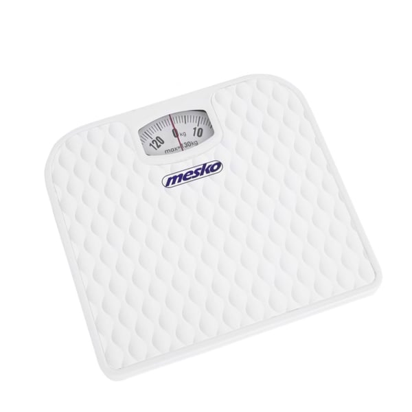Mekanisk badevekt med 130 kg kapasitet og manuell kalibrering Mekanisk badevekt med 130 kg kapasitet og manuell kalibrering