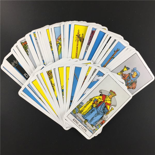 Rider Waite tarotkort - klassisk tarotkortstokk med 78 kort og dyp symbolikk
