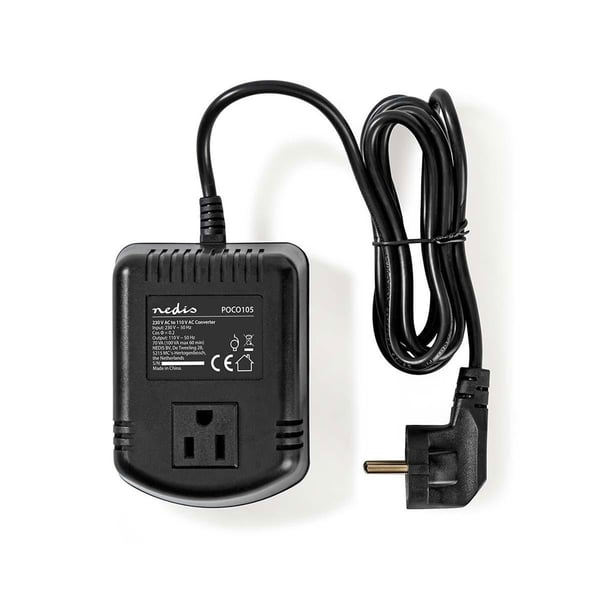 Spänningsomvandlare 230V till 110V 100W / transformator / step down converter / strömomvandlare
