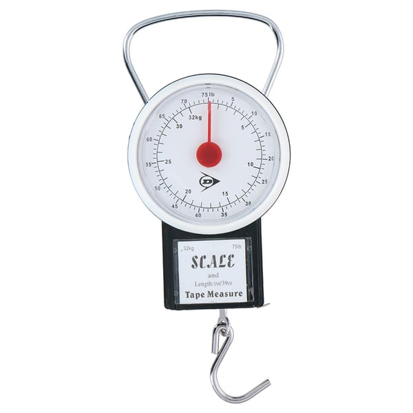 Bagagevægt med krog og målebånd - maks. vægt 32 kg