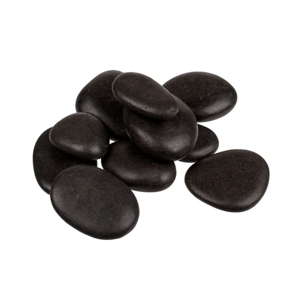 Massagestenar 9-pack / varmestenar för massage och avslappning / hot stones i presentpåse