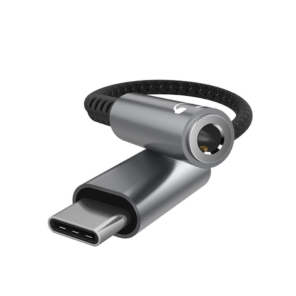 USB-C til AUX-kabel 3,5 mm - lydadapter / adapterkabel for smarttelefon og bærbar PC