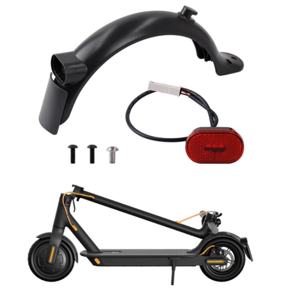 Bagskærm og bremselys til Xiaomi Mijia M365 Pro 2/Mi Electric Scooter 3 - Sort