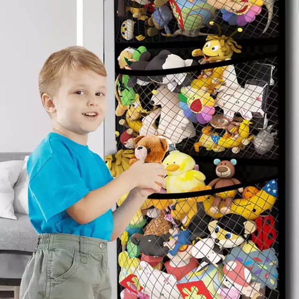 Døroppbevaring 165 x 60 cm / oppbevaringslommer til dør / hengende oppbevaring med 4 lommer