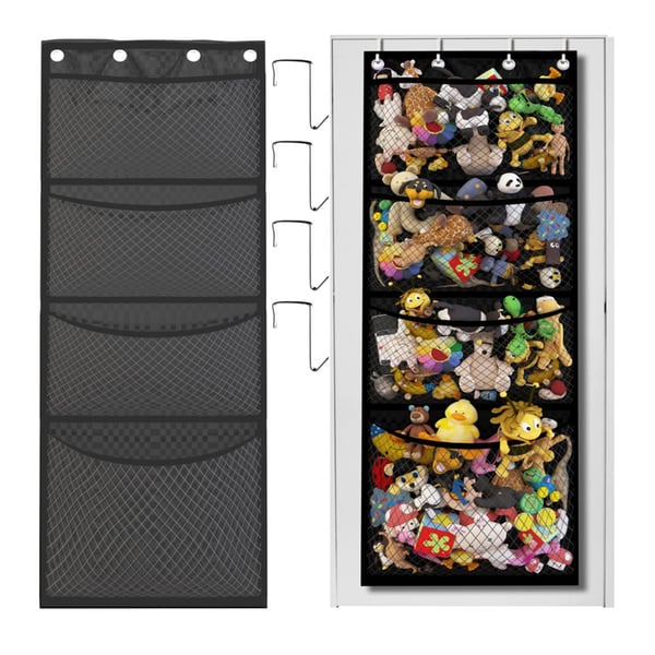 Dörrförvaring 165x60cm / förvaringsfickor till dörr / dörrhängd förvaring med 4 fickor
