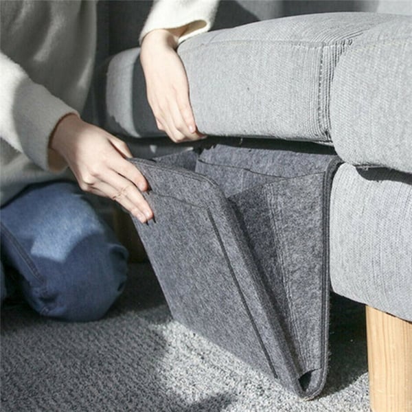 Opbevaringslomme til seng eller sofa / Sengelomme i polyester / Sofalomme til aviser Opbevaringslomme til seng eller sofa / Sengelomme i polyester / Sofalomme til aviser