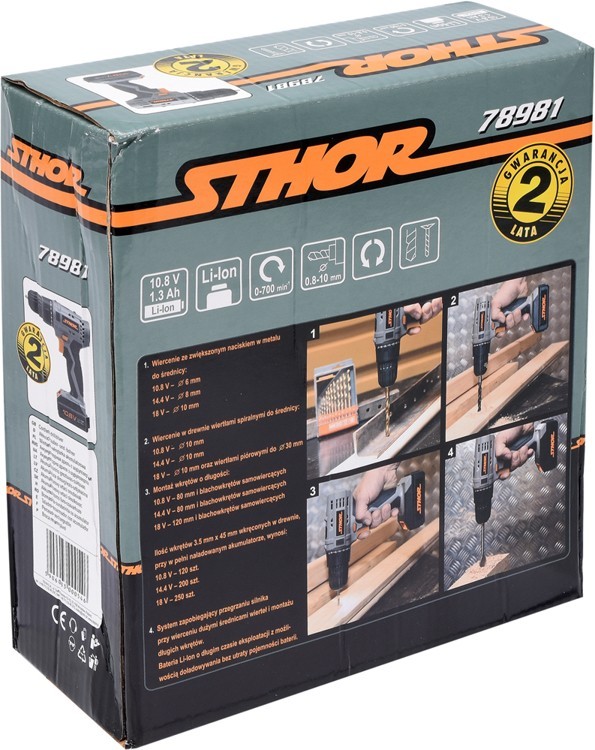 BORRSKRIVARE 10,8V 78981 STHOR