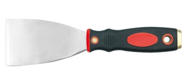 Ruostumattomasta teräksestä valmistettu lasta 60 mm, kaksivärinen kahva 05904 vorel Ruostumattomasta teräksestä valmistettu lasta 60 mm, kaksivärinen kahva 05904 vorel