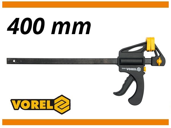 Pikakiinnitteinen kirvesmiehen puristin 400 mm 38406 Vorel