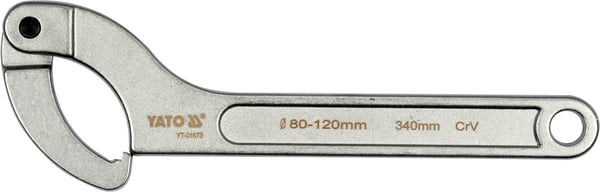 Hagenøgle Med næse, leddelt 80-120 MM / YT-01673 / yato