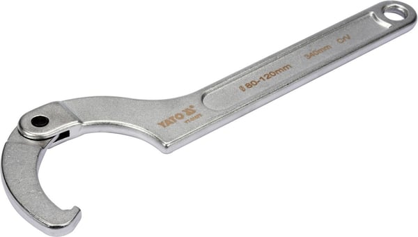 Hagenøgle Med næse, leddelt 80-120 MM / YT-01673 / yato