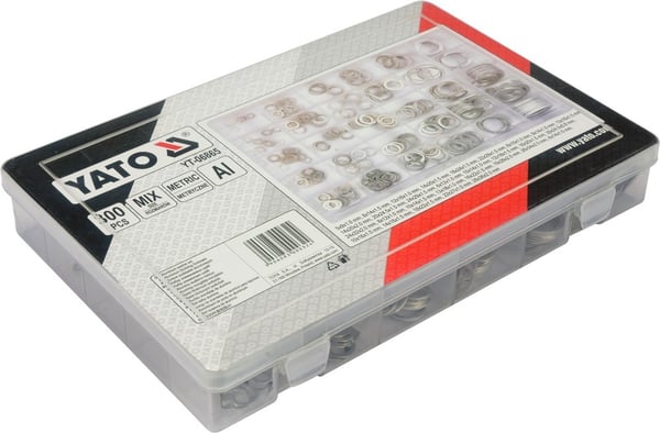 YT-06865 300 stk aluminiumsbindere mix