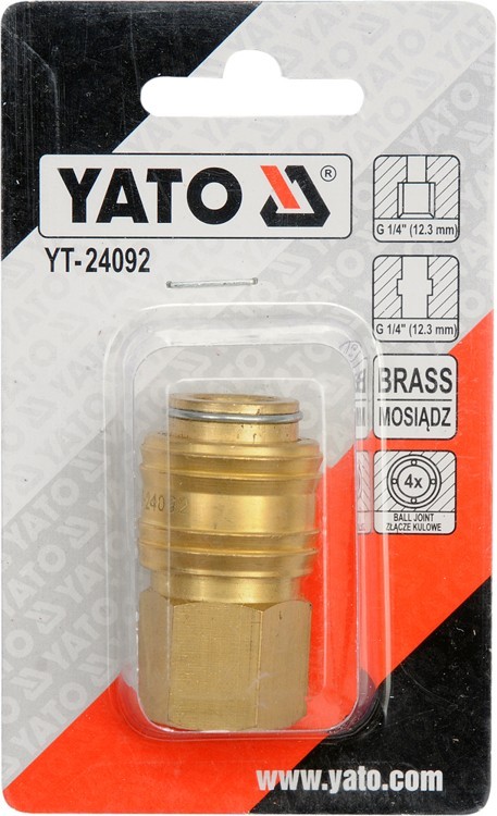 Yato YT-24092 hurtigkoblings-stik