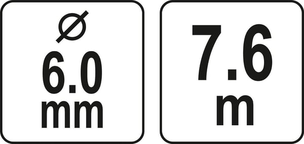 Rumpuviemärikäärme 7,6 m YT-24991 YATO