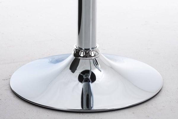 Barstol Peru med tygöverdrag I Höjdjusterbar med ryggstöd I Barstol med metallram i krom-utseende